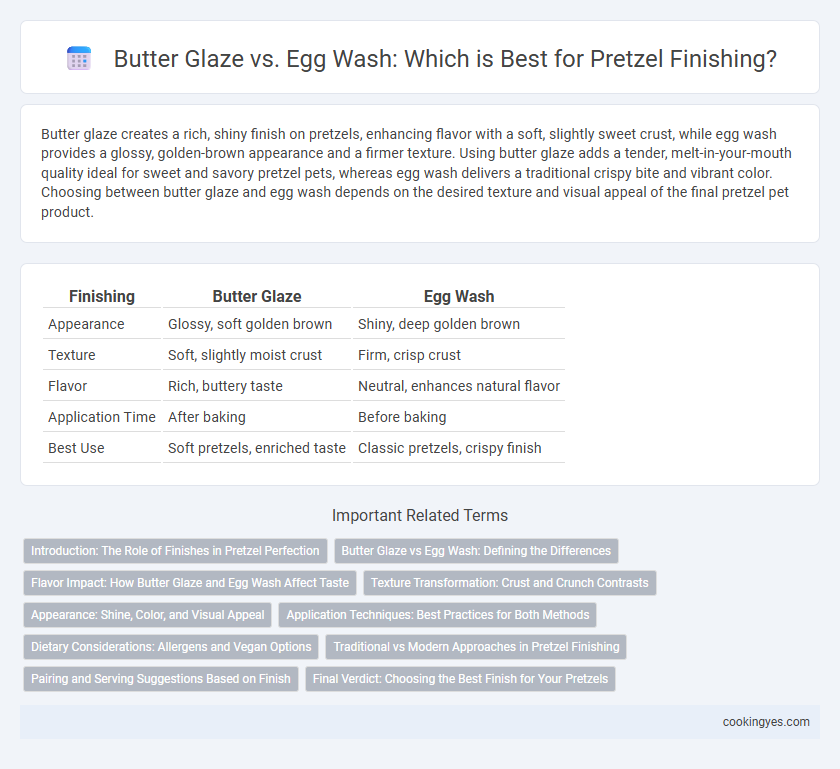 Butter Glaze vs. Egg Wash: Which is Best for Pretzel Finishing?