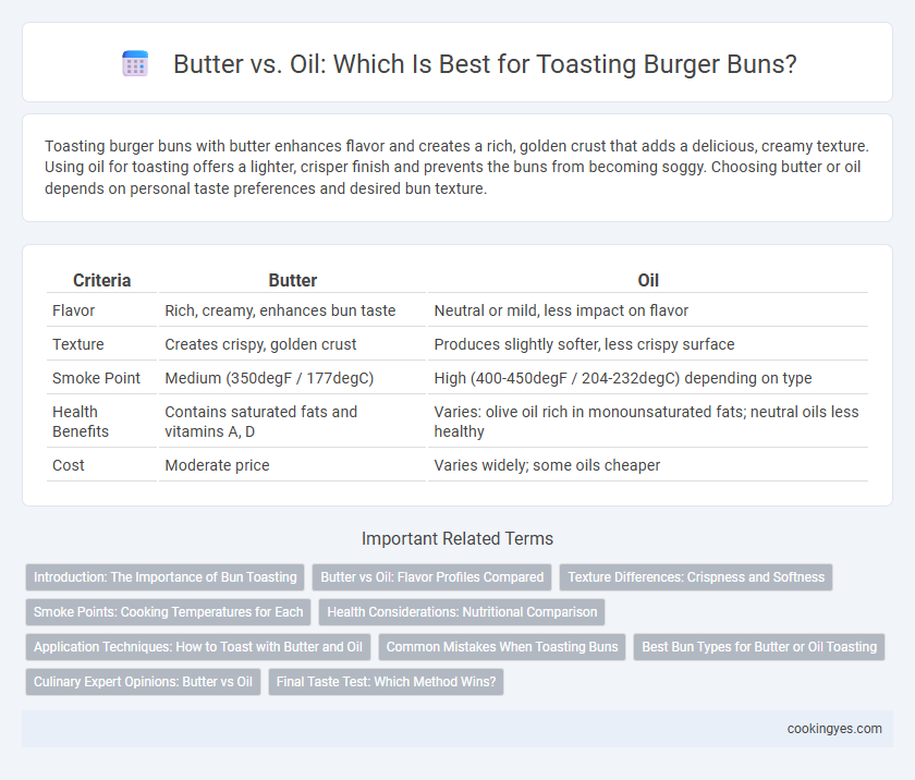 Butter vs. Oil: Which Is Best for Toasting Burger Buns?