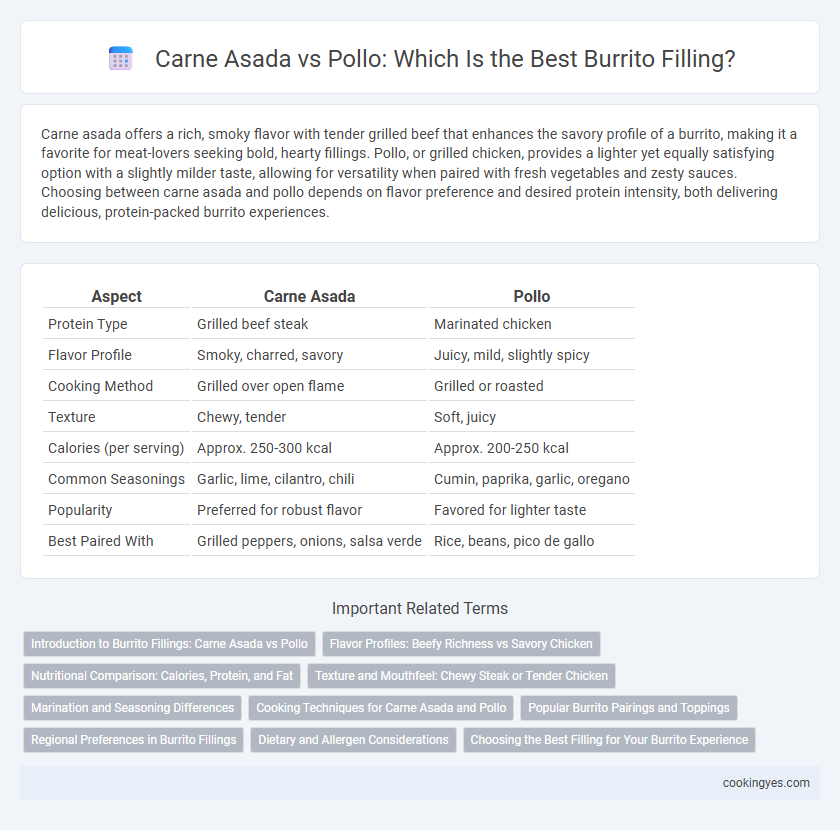 Carne Asada vs Pollo: Which Is the Best Burrito Filling?