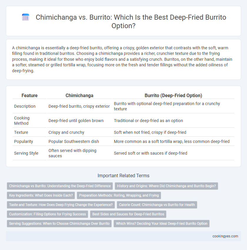 Chimichanga vs. Burrito: Which Is the Best Deep-Fried Burrito Option?
