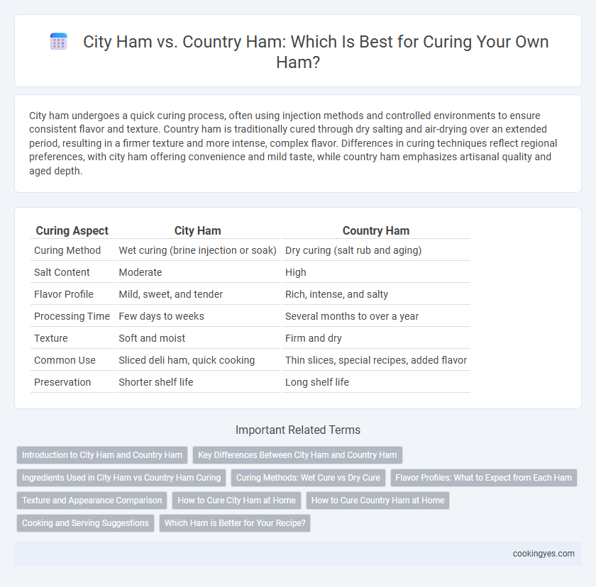 City Ham vs. Country Ham: Which Is Best for Curing Your Own Ham?