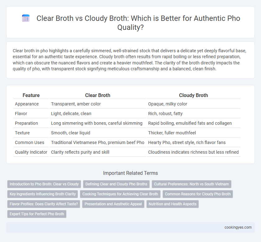 Clear Broth vs Cloudy Broth: Which is Better for Authentic Pho Quality?
