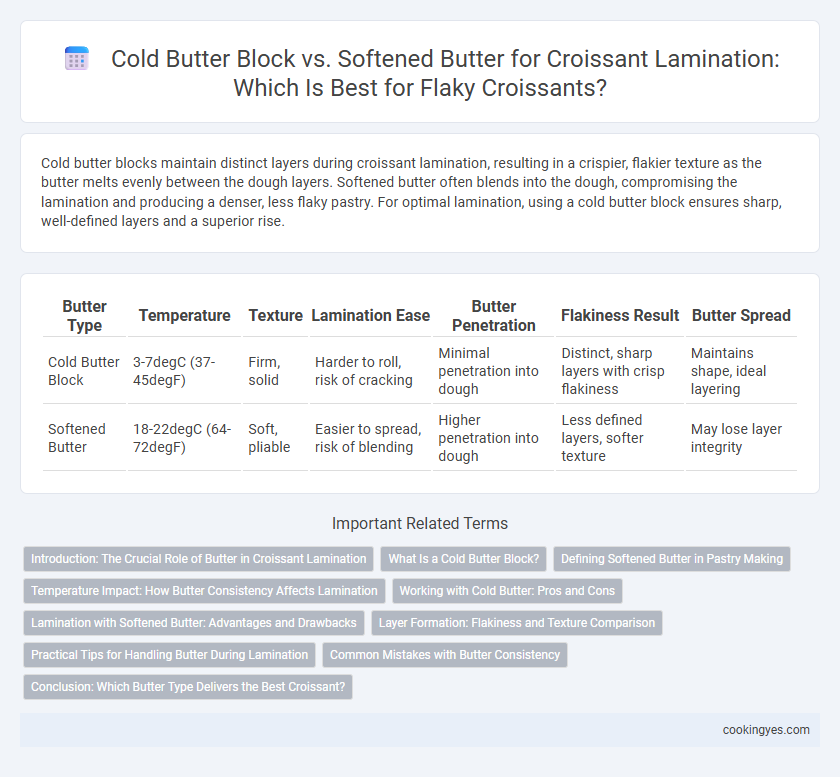 Cold Butter Block vs. Softened Butter for Croissant Lamination: Which Is Best for Flaky Croissants?