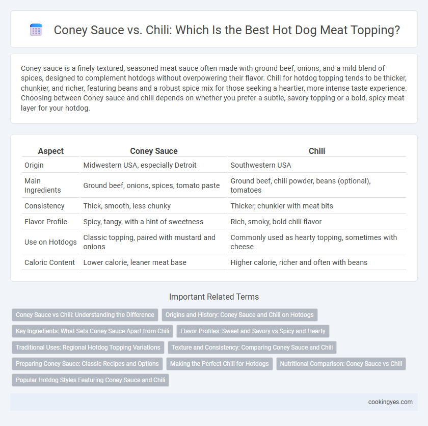Coney Sauce vs. Chili: Which Is the Best Hot Dog Meat Topping?