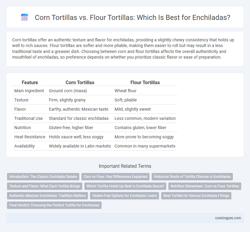 Corn Tortillas vs. Flour Tortillas: Which Is Best for Enchiladas?