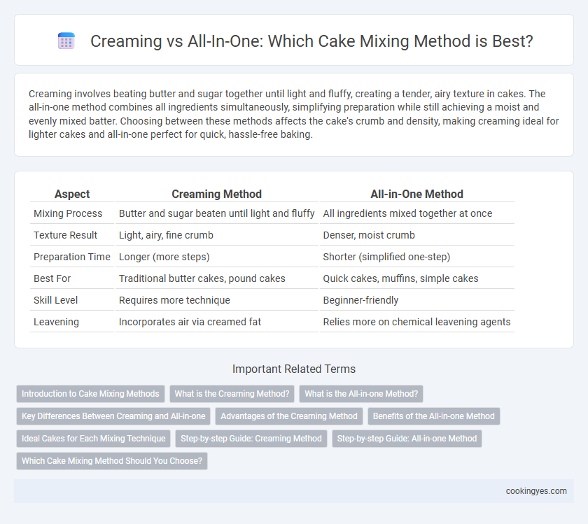 Creaming vs All-In-One: Which Cake Mixing Method is Best?
