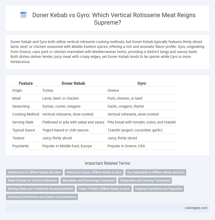Doner Kebab vs Gyro: Which Vertical Rotisserie Meat Reigns Supreme?
