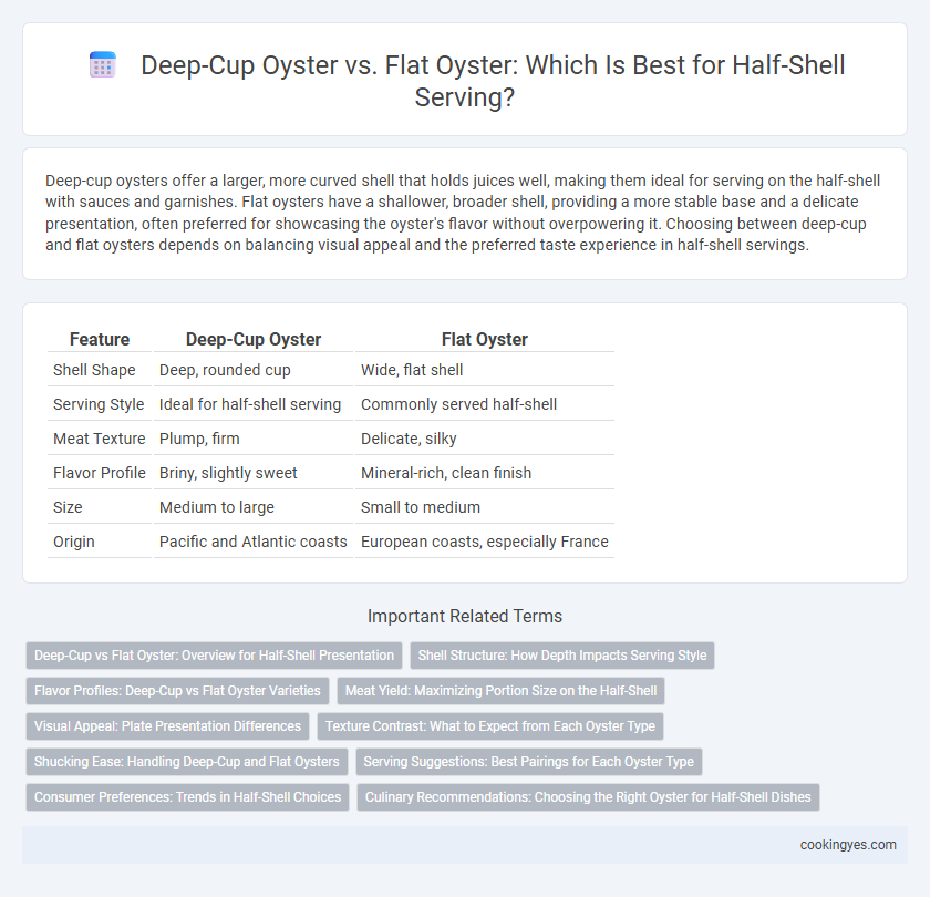 Deep-Cup Oyster vs. Flat Oyster: Which Is Best for Half-Shell Serving?