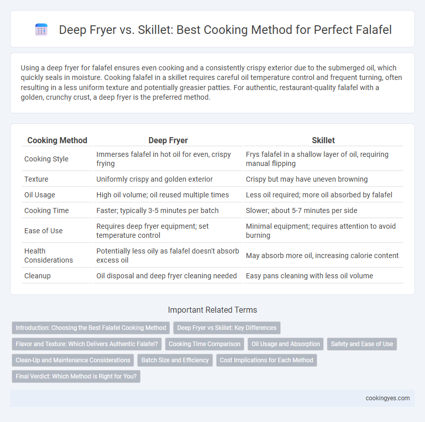 Deep Fryer vs. Skillet: Best Cooking Method for Perfect Falafel