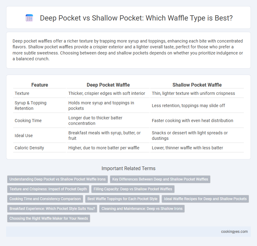 Deep Pocket vs Shallow Pocket: Which Waffle Type is Best?