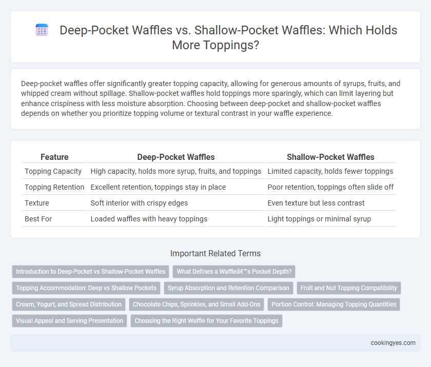 Deep-Pocket Waffles vs. Shallow-Pocket Waffles: Which Holds More Toppings?