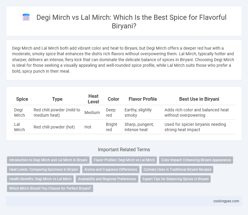 Degi Mirch vs Lal Mirch: Which Is the Best Spice for Flavorful Biryani?