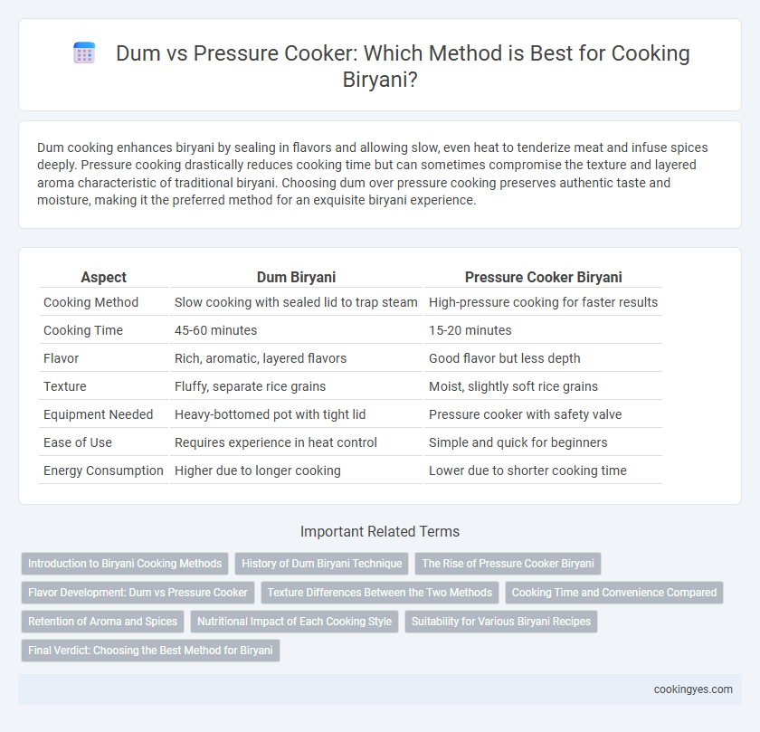 Dum vs Pressure Cooker: Which Method is Best for Cooking Biryani?