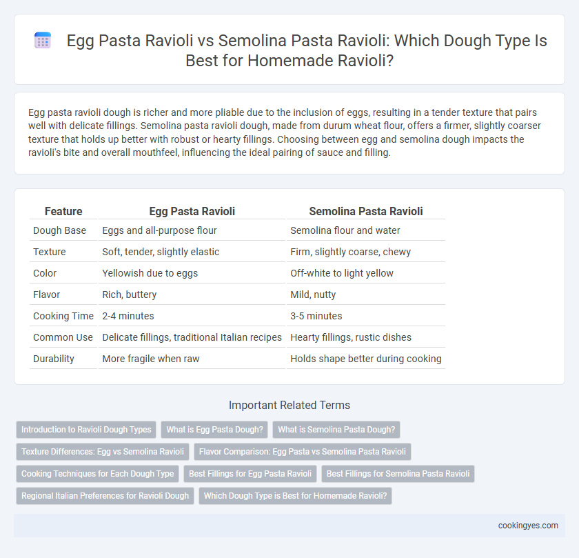 Egg Pasta Ravioli vs Semolina Pasta Ravioli: Which Dough Type Is Best for Homemade Ravioli?