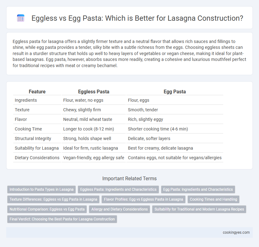 Eggless vs Egg Pasta: Which is Better for Lasagna Construction?