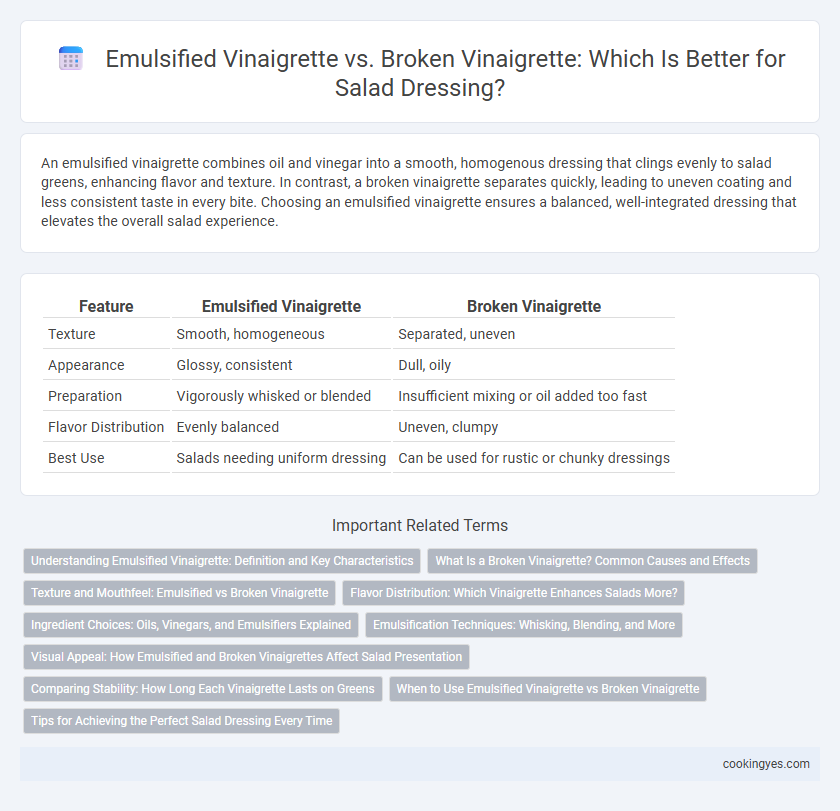 Emulsified Vinaigrette vs. Broken Vinaigrette: Which Is Better for Salad Dressing?