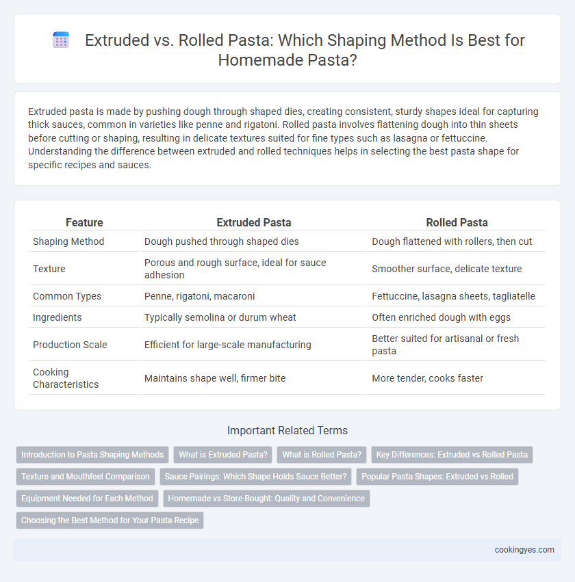 Extruded vs. Rolled Pasta: Which Shaping Method Is Best for Homemade Pasta?