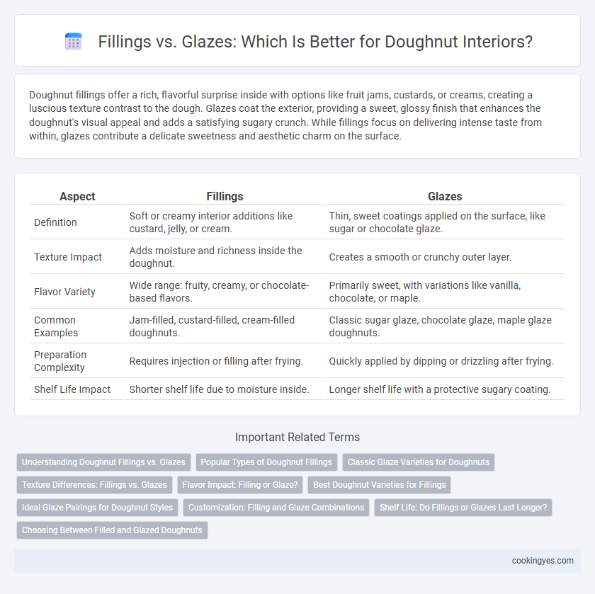 Fillings vs. Glazes: Which Is Better for Doughnut Interiors?