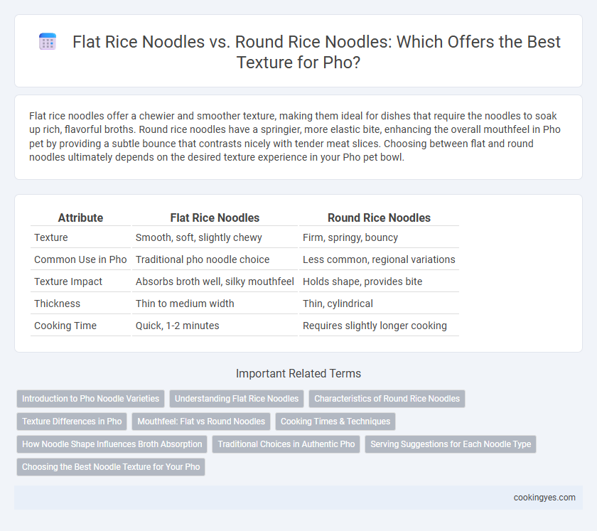 Flat Rice Noodles vs. Round Rice Noodles: Which Offers the Best Texture for Pho?