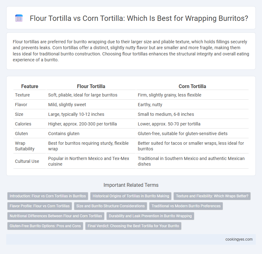 Flour Tortilla vs Corn Tortilla: Which Is Best for Wrapping Burritos?