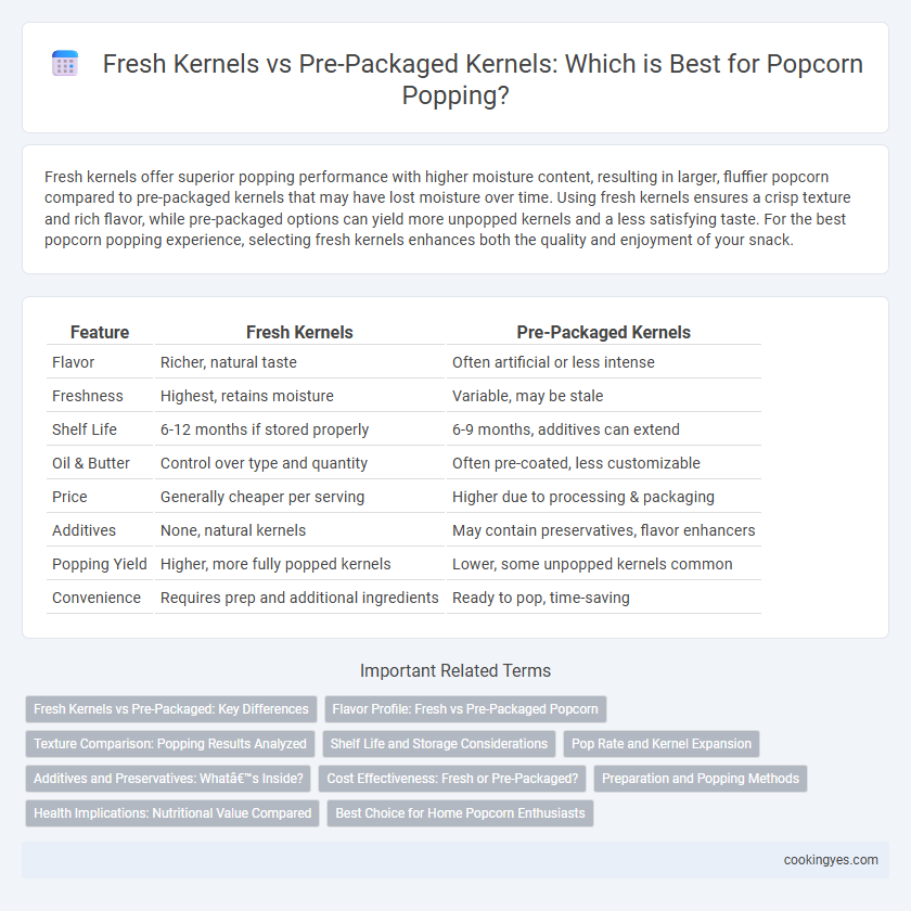 Fresh Kernels vs Pre-Packaged Kernels: Which is Best for Popcorn Popping?