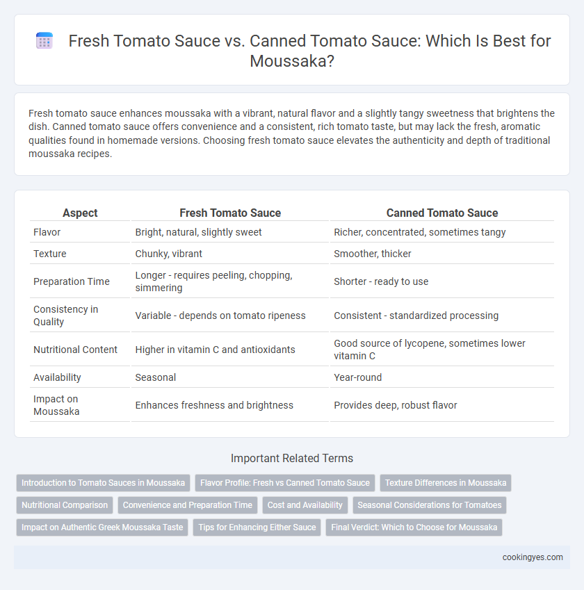 Fresh Tomato Sauce vs. Canned Tomato Sauce: Which Is Best for Moussaka?