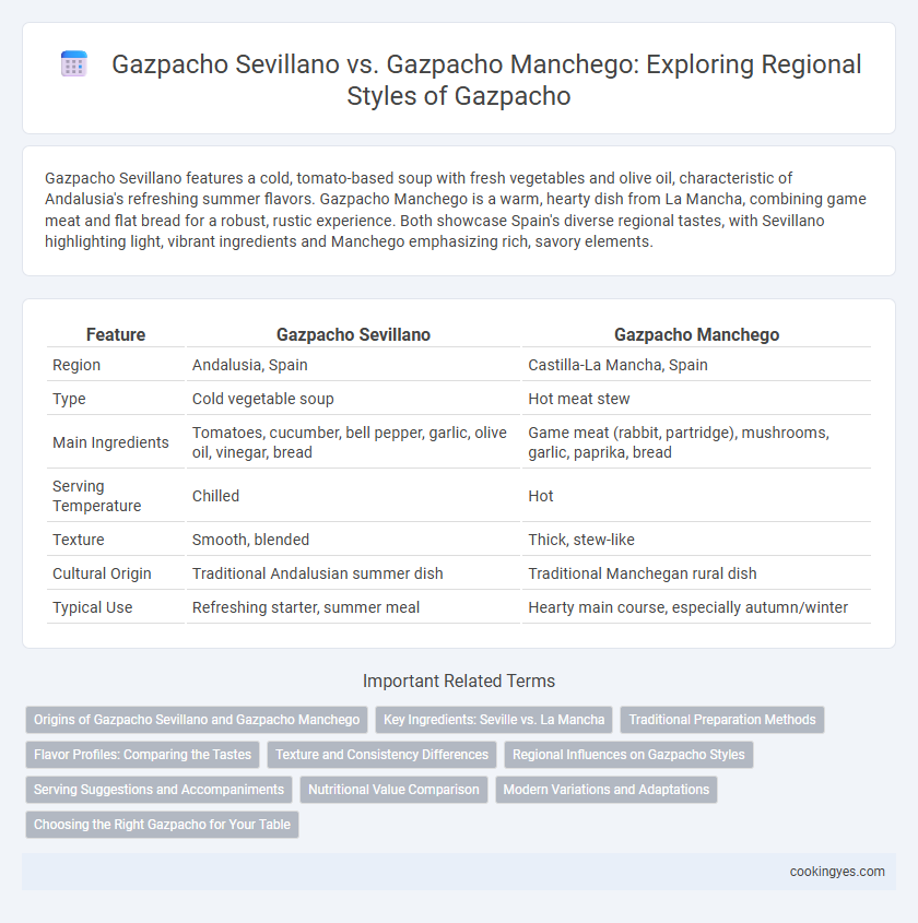 Gazpacho Sevillano vs. Gazpacho Manchego: Exploring Regional Styles of Gazpacho