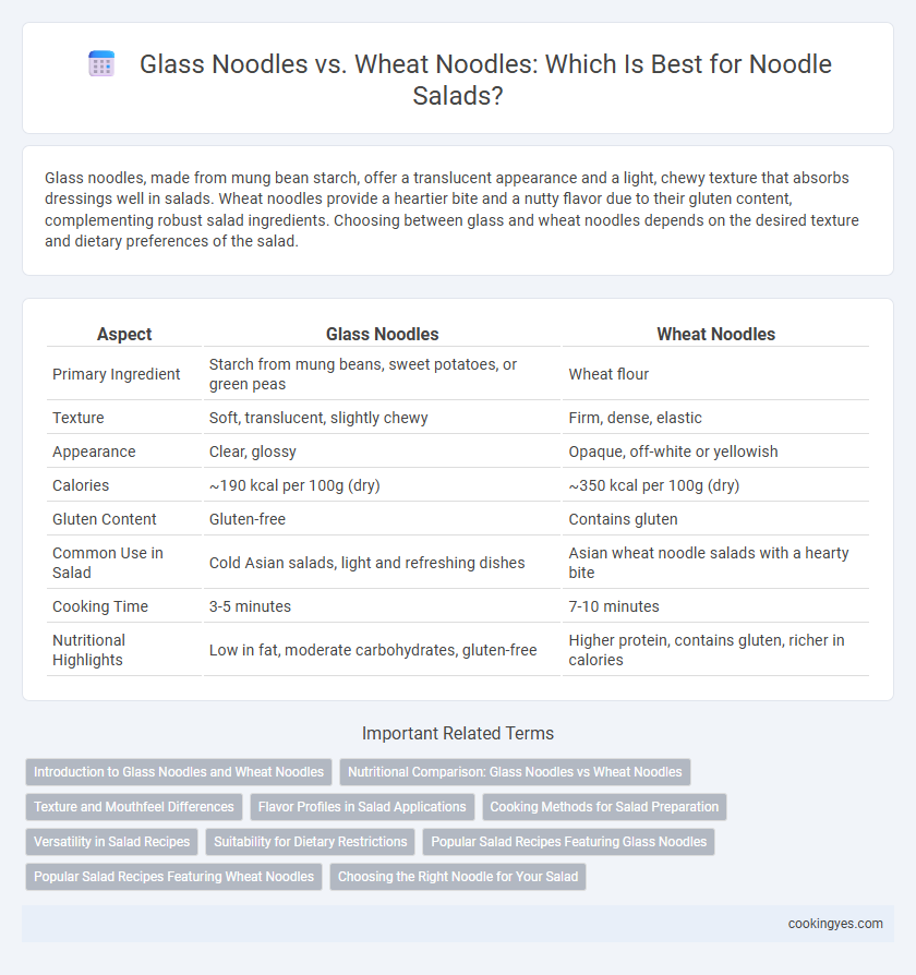 Glass Noodles vs. Wheat Noodles: Which Is Best for Noodle Salads?