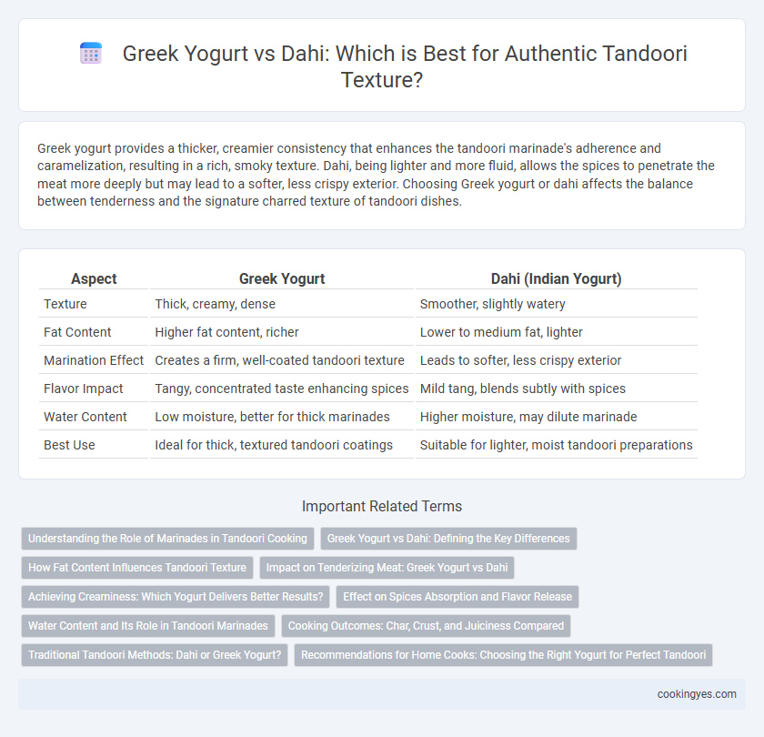 Greek Yogurt vs Dahi: Which is Best for Authentic Tandoori Texture?
