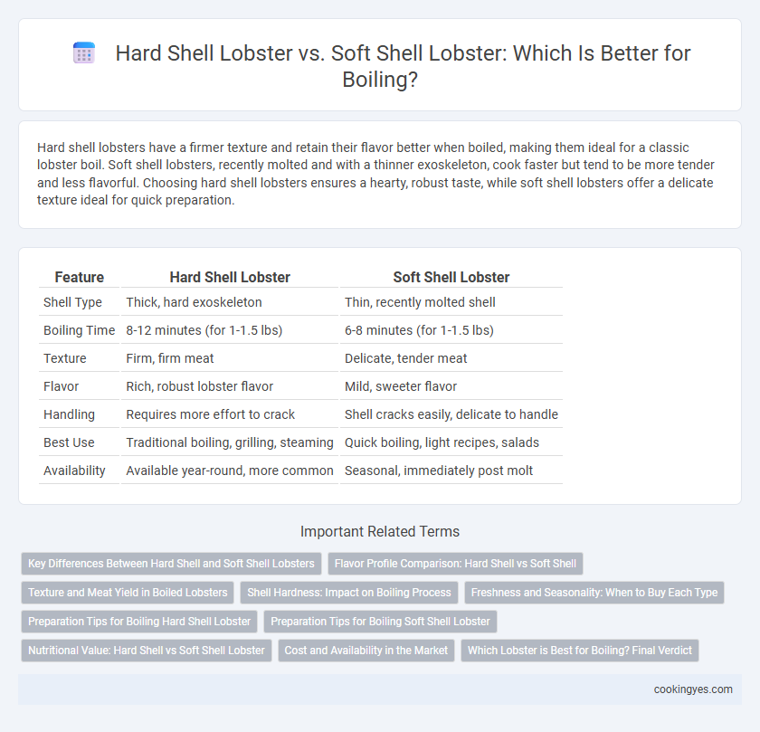 Hard Shell Lobster vs. Soft Shell Lobster: Which Is Better for Boiling?