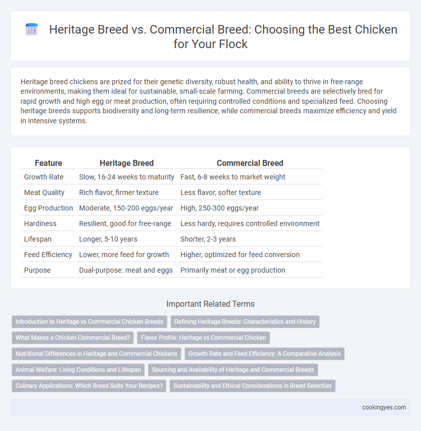 Heritage Breed vs. Commercial Breed: Choosing the Best Chicken for Your Flock