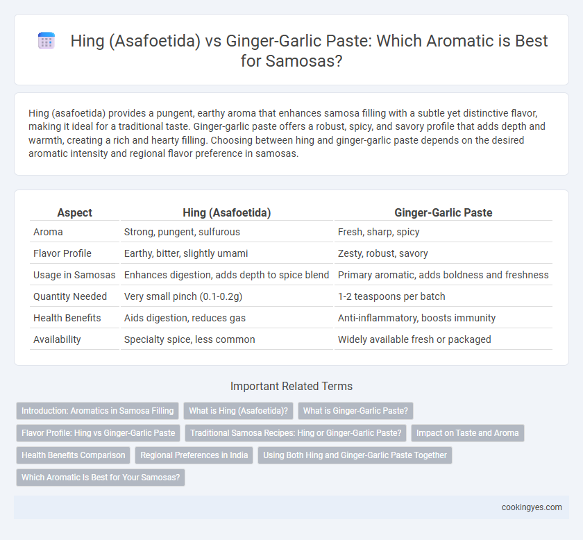 Hing (Asafoetida) vs Ginger-Garlic Paste: Which Aromatic is Best for Samosas?