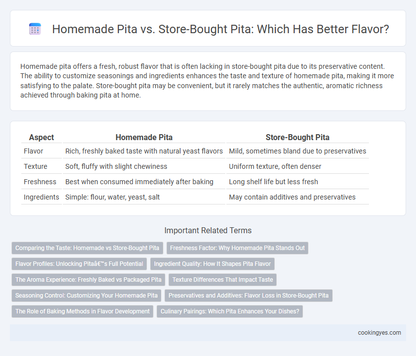 Homemade Pita vs. Store-Bought Pita: Which Has Better Flavor?