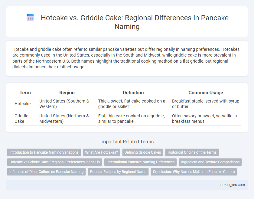 Hotcake vs. Griddle Cake: Regional Differences in Pancake Naming