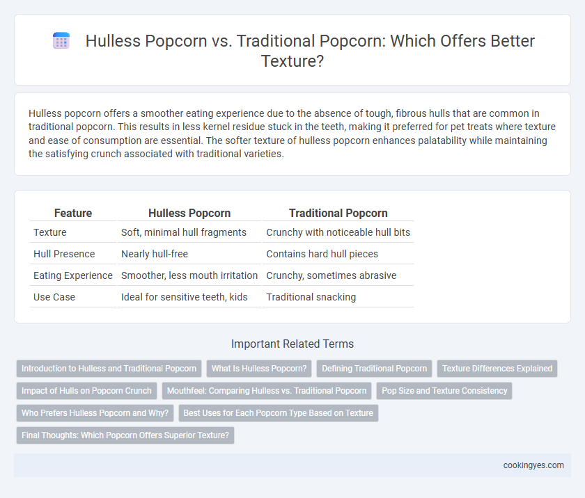 Hulless Popcorn vs. Traditional Popcorn: Which Offers Better Texture?