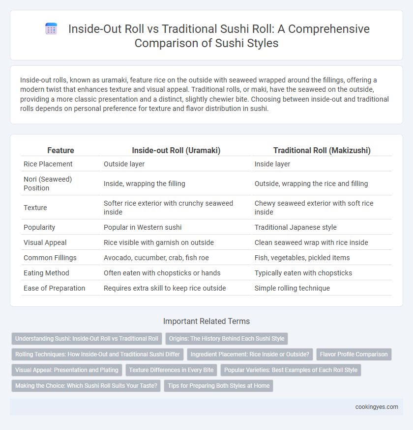 Inside-Out Roll vs Traditional Sushi Roll: A Comprehensive Comparison of Sushi Styles