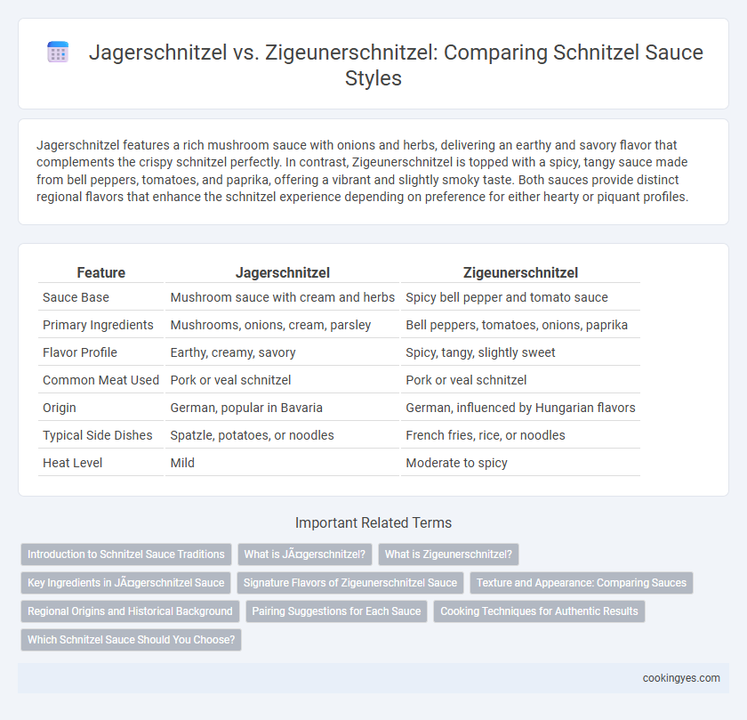 Jagerschnitzel vs. Zigeunerschnitzel: Comparing Schnitzel Sauce Styles