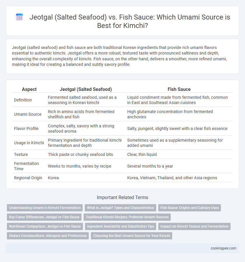 Jeotgal (Salted Seafood) vs. Fish Sauce: Which Umami Source is Best for Kimchi?