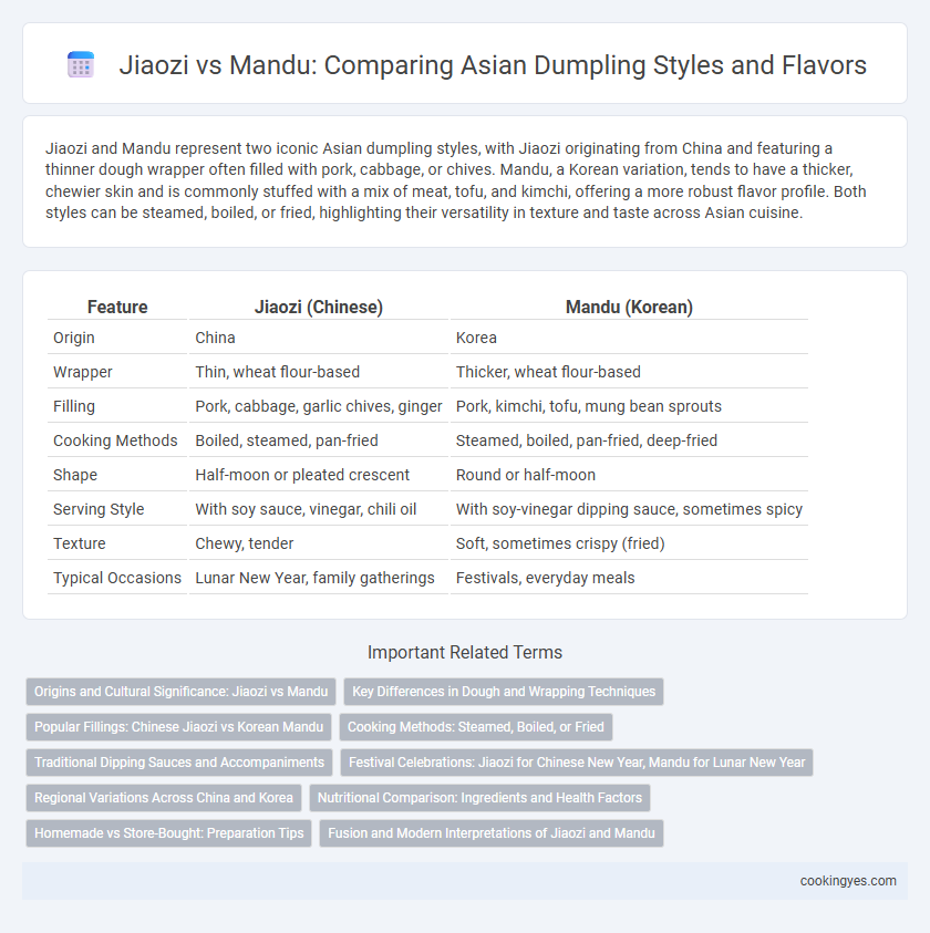 Jiaozi vs Mandu: Comparing Asian Dumpling Styles and Flavors