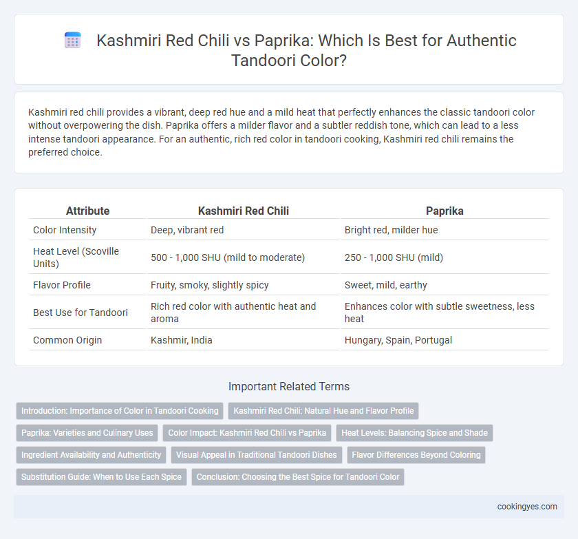 Kashmiri Red Chili vs Paprika: Which Is Best for Authentic Tandoori Color?