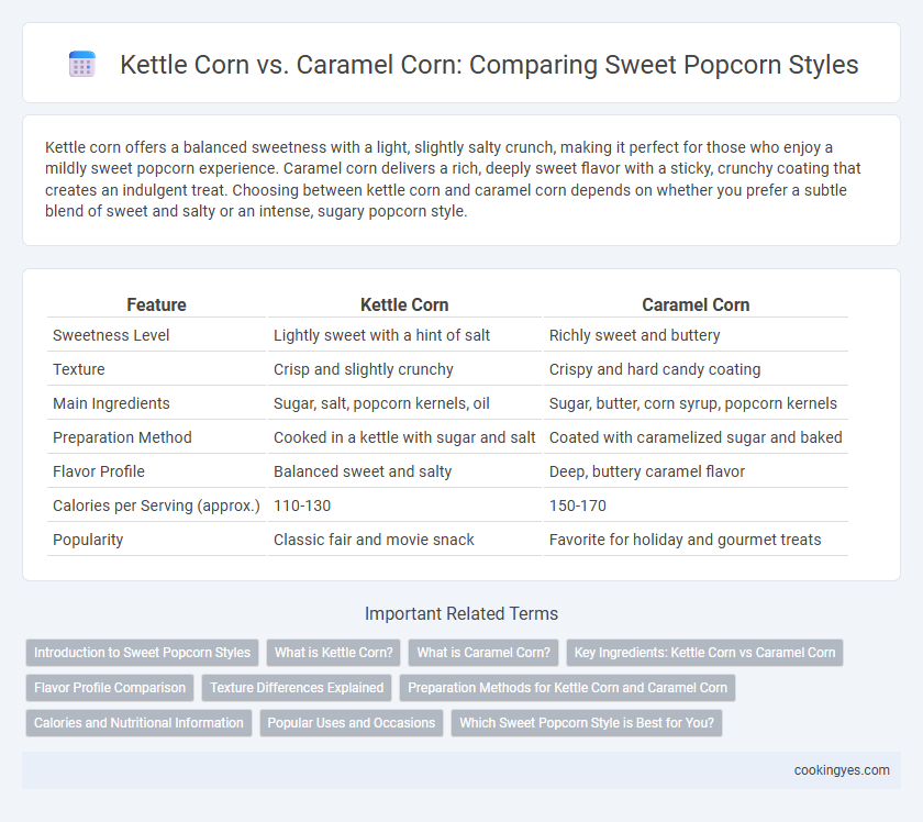 Kettle Corn vs. Caramel Corn: Comparing Sweet Popcorn Styles