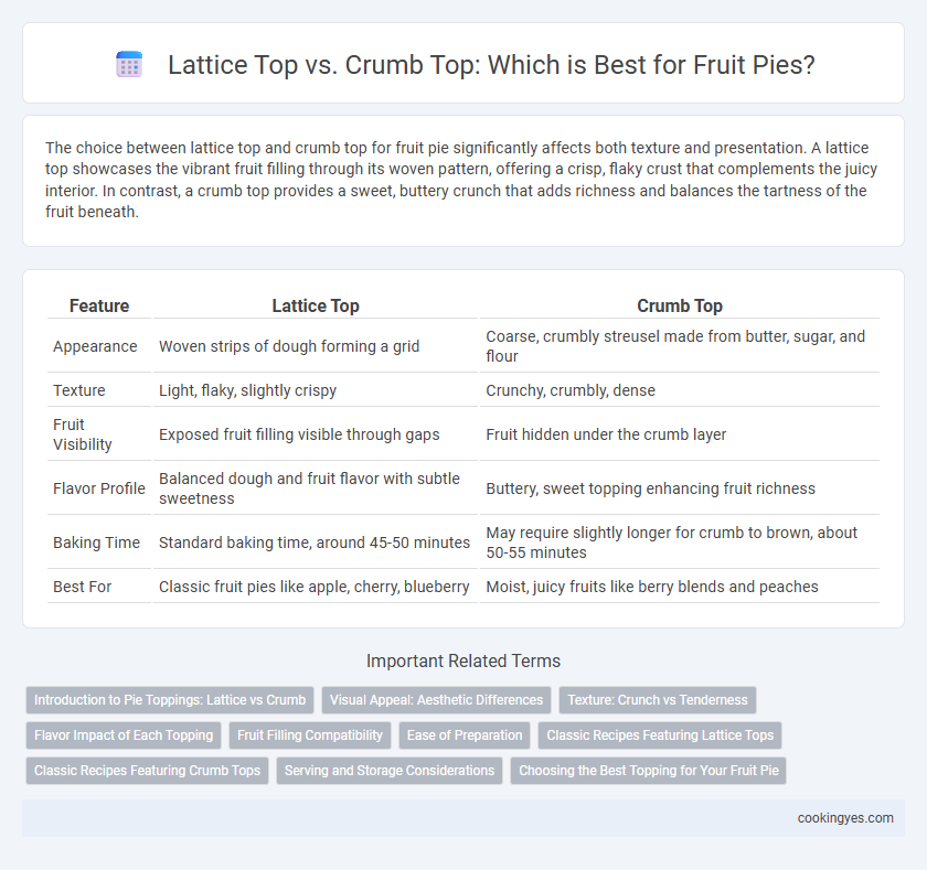 Lattice Top vs. Crumb Top: Which is Best for Fruit Pies?