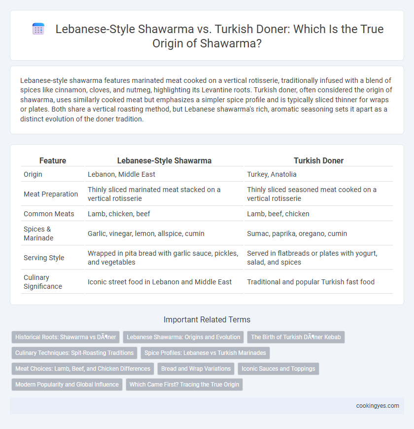 Lebanese-Style Shawarma vs. Turkish Doner: Which Is the True Origin of Shawarma?