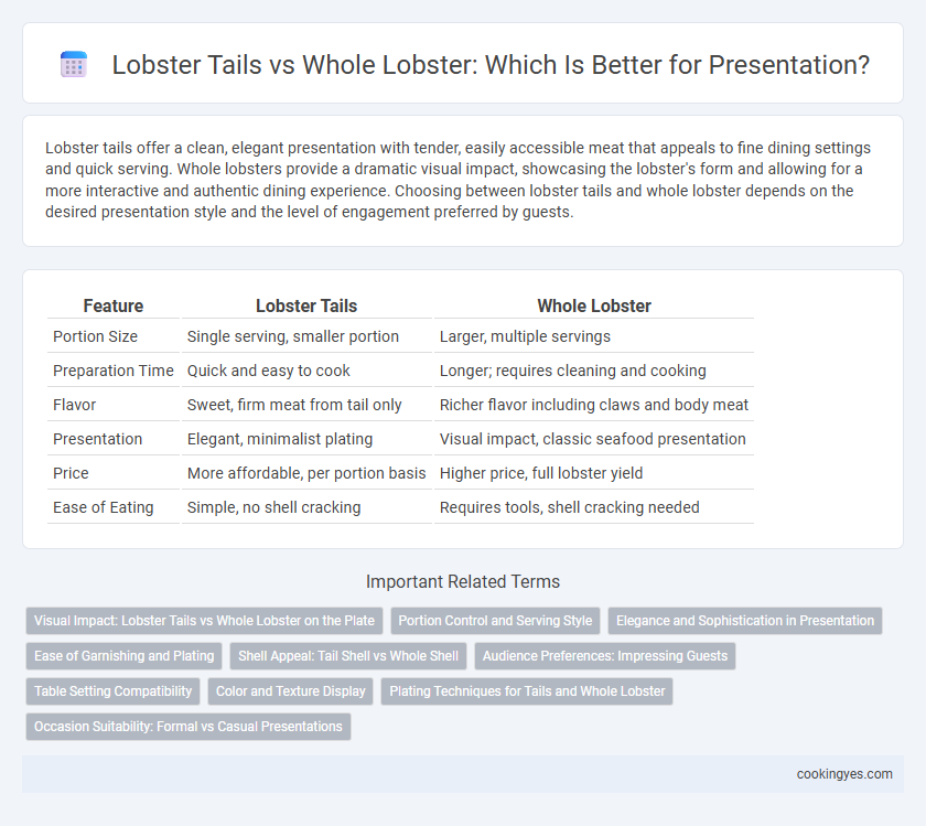 Lobster Tails vs Whole Lobster: Which Is Better for Presentation?
