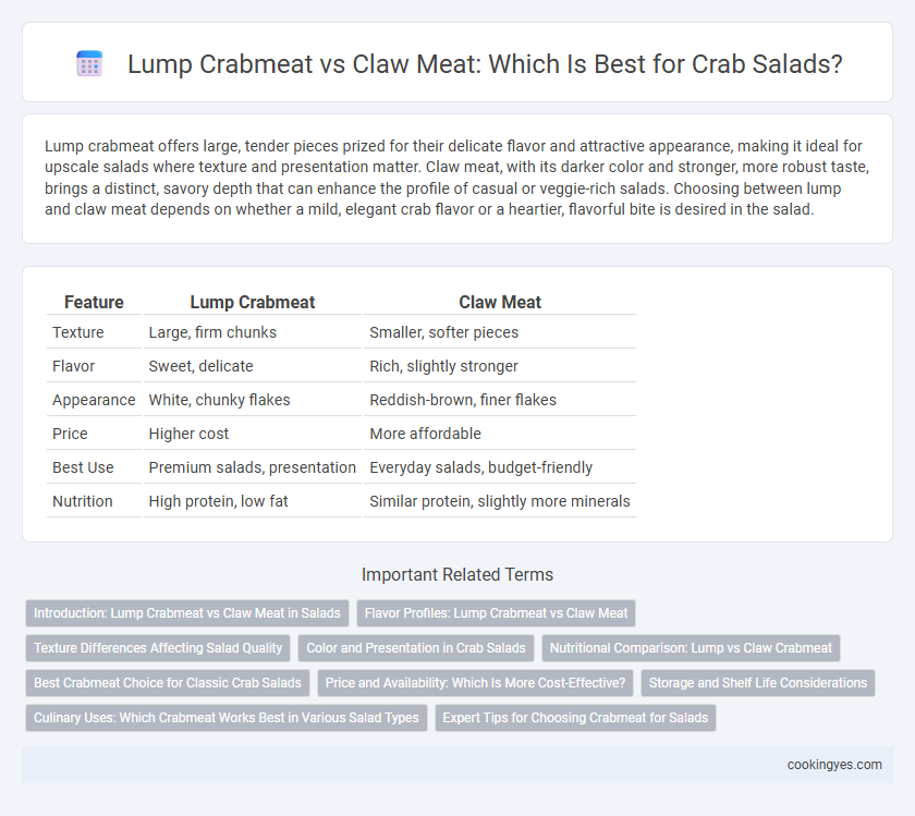 Lump Crabmeat vs Claw Meat: Which Is Best for Crab Salads?