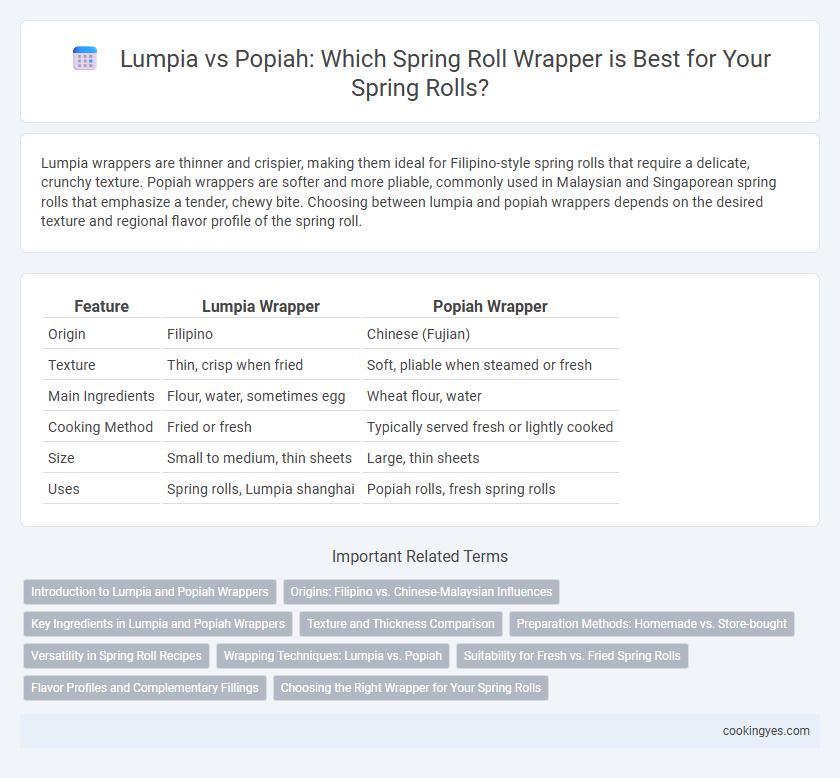 Lumpia vs Popiah: Which Spring Roll Wrapper is Best for Your Spring Rolls?