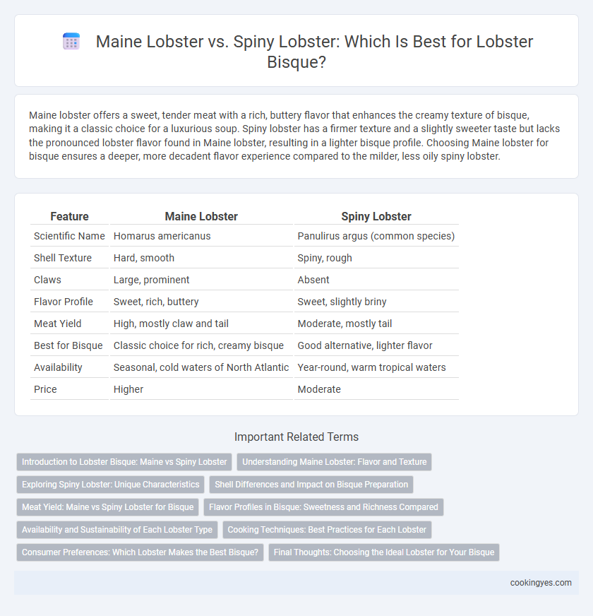 Maine Lobster vs. Spiny Lobster: Which Is Best for Lobster Bisque?