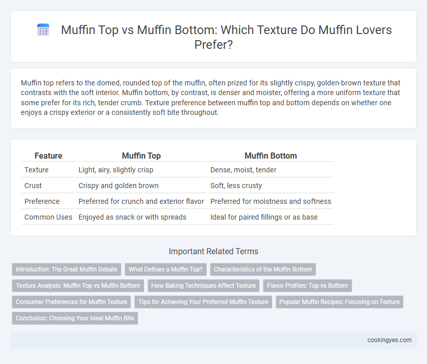 Muffin Top vs Muffin Bottom: Which Texture Do Muffin Lovers Prefer?