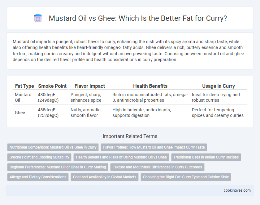 Mustard Oil vs Ghee: Which Is the Better Fat for Curry?