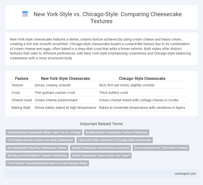 New York-Style vs. Chicago-Style: Comparing Cheesecake Textures